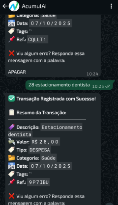 [Imagem de outro celular mostrando conversa de Whatsapp]